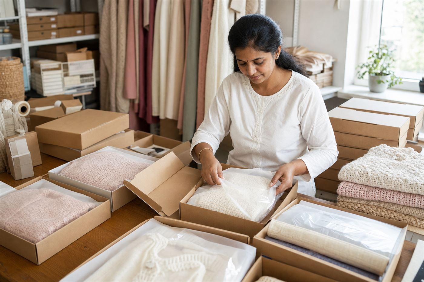 Packaging and Shipping at Unique Enterprises